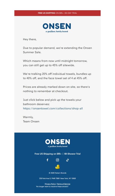 邮件模板创意 Onsen 129