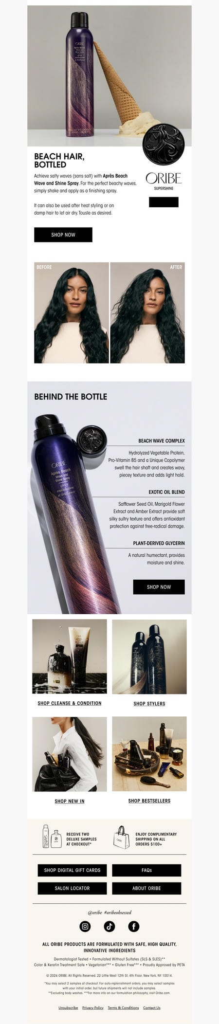 邮件模板创意 Oribe Hair Care 57