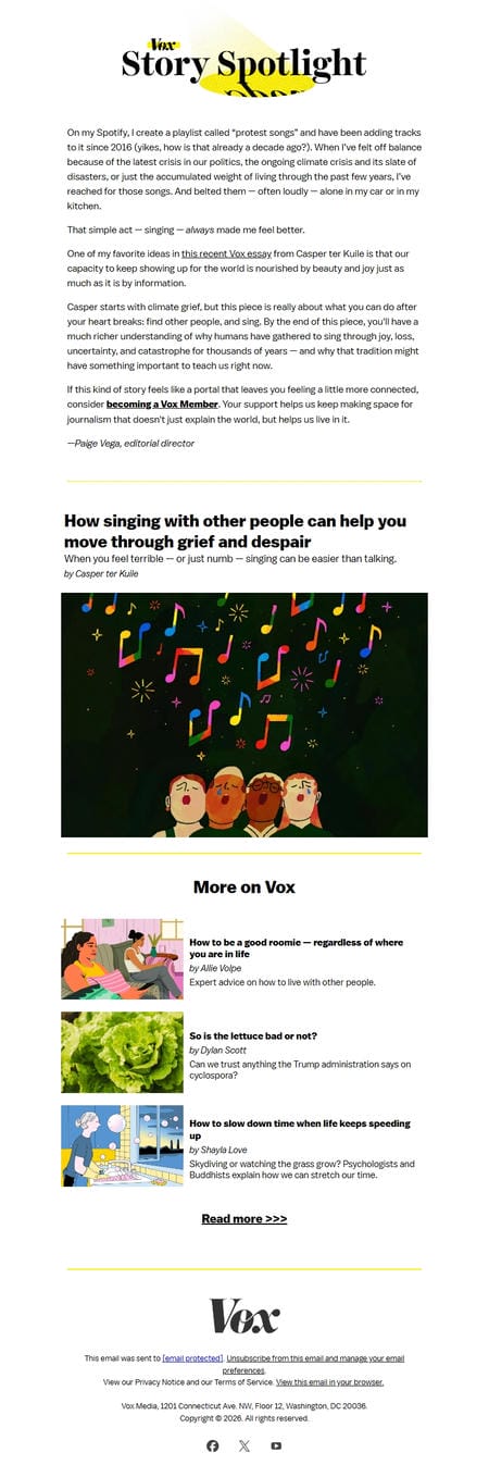 邮件模板创意 Paige Vega Vox 9