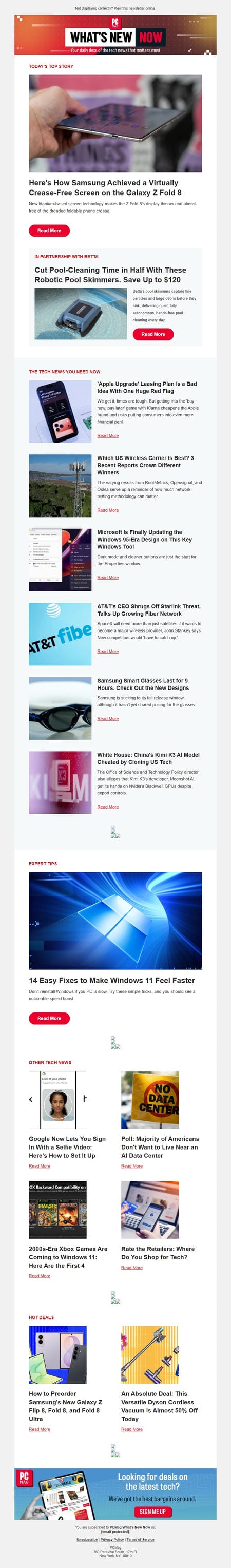 邮件模板创意 Pcmag Whats New Now 289