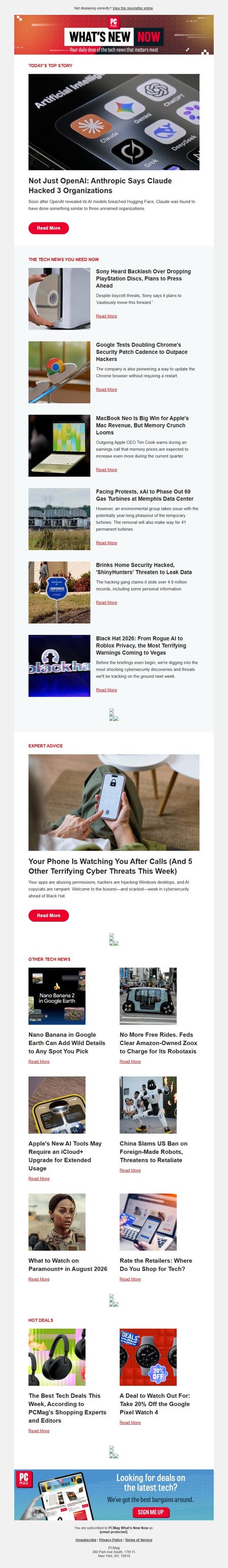 邮件模板创意 Pcmag Whats New Now 295