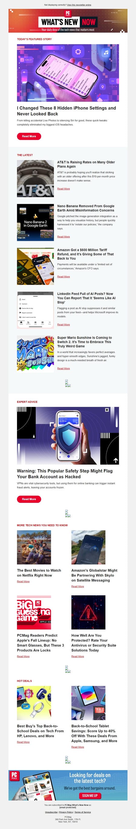 邮件模板创意 Pcmag Whats New Now 296