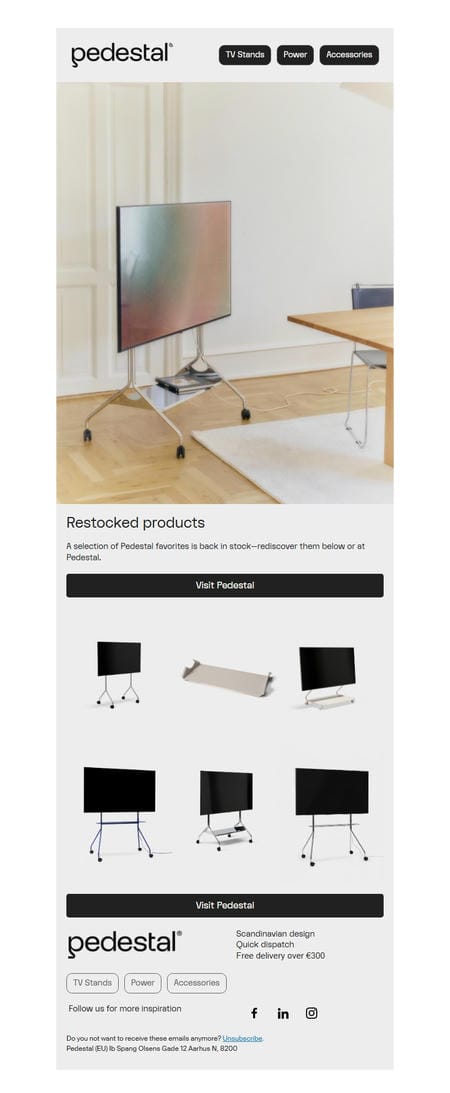 邮件模板创意 Pedestal Stands For Screens 57