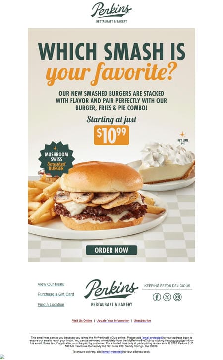 邮件模板创意 Perkins Restaurant Bakery 17