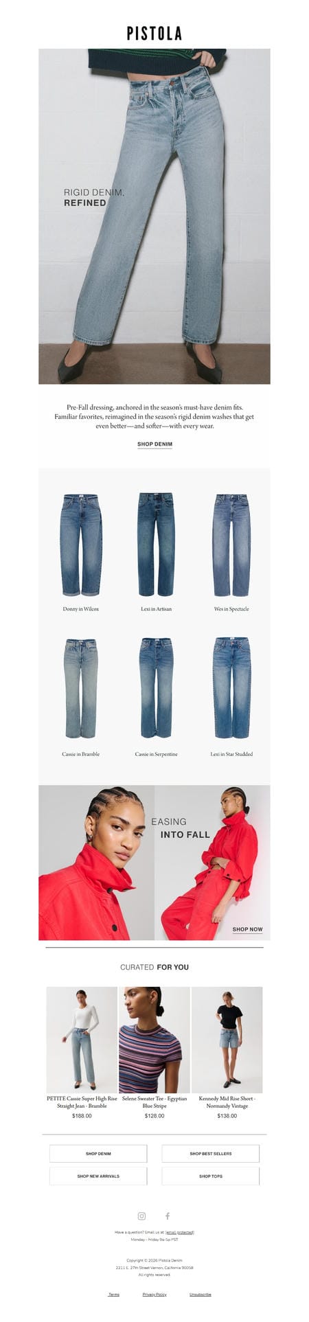 邮件模板创意 Pistola Denim 276