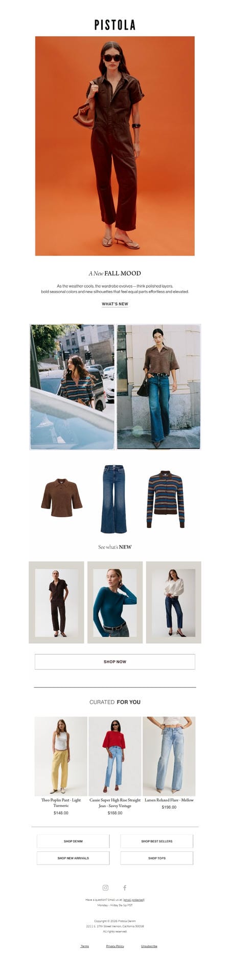 邮件模板创意 Pistola Denim 280
