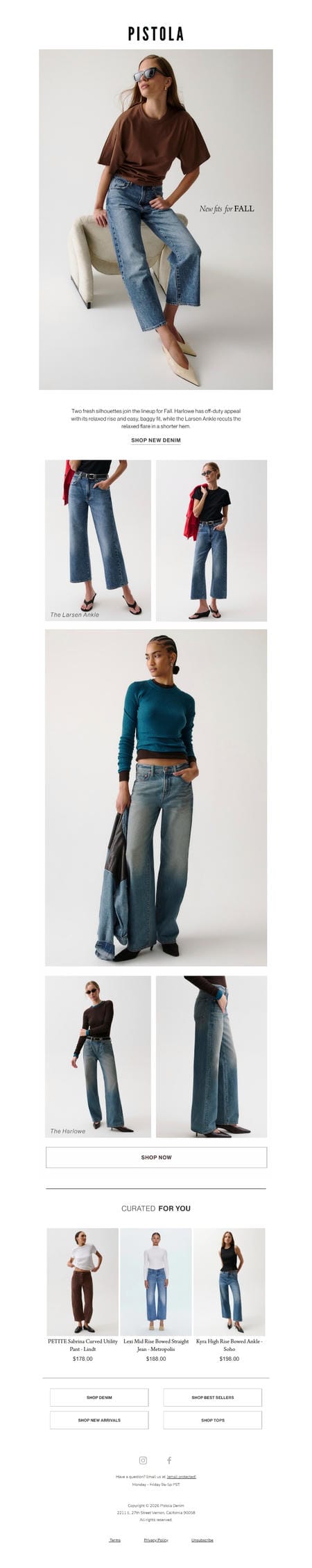 邮件模板创意 Pistola Denim 281