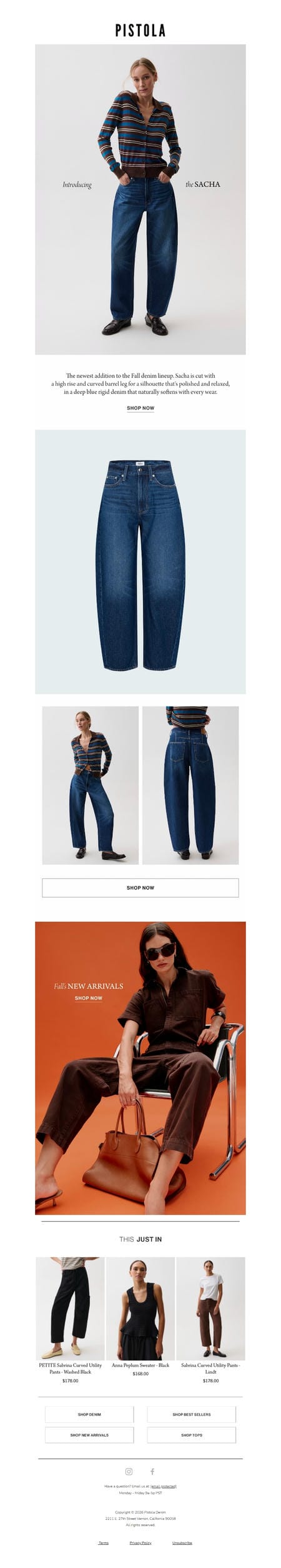 邮件模板创意 Pistola Denim 282