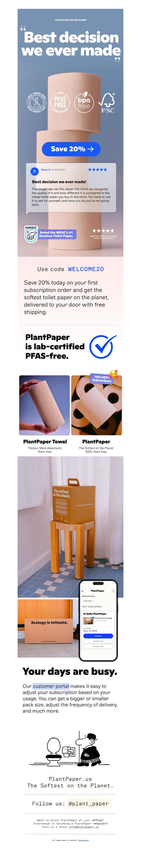 邮件模板创意 Plantpaper 109