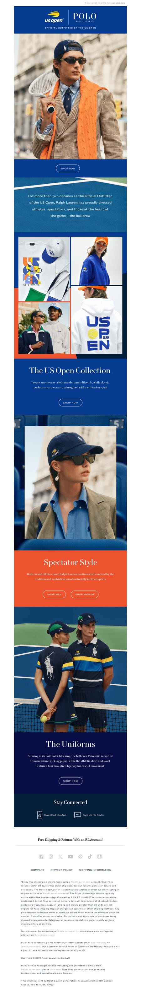 邮件模板创意 Polo Ralph Lauren 153