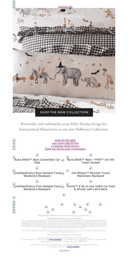 邮件模板创意 Pottery Barn Kids 273