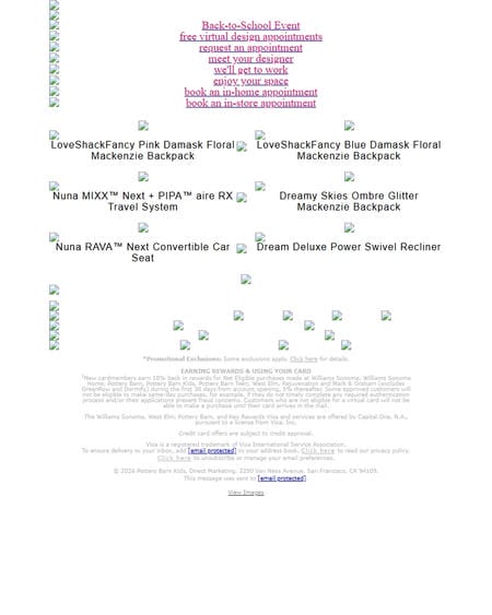 邮件模板创意 Pottery Barn Kids Design Services 52