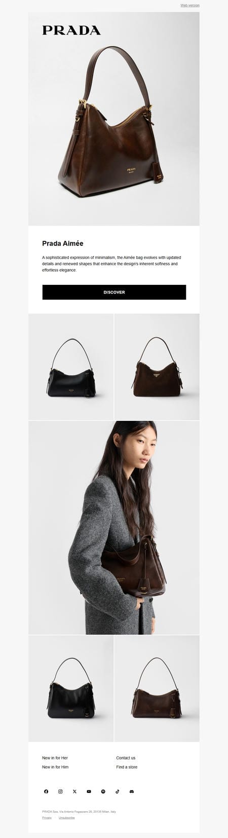 邮件模板创意 Prada 80