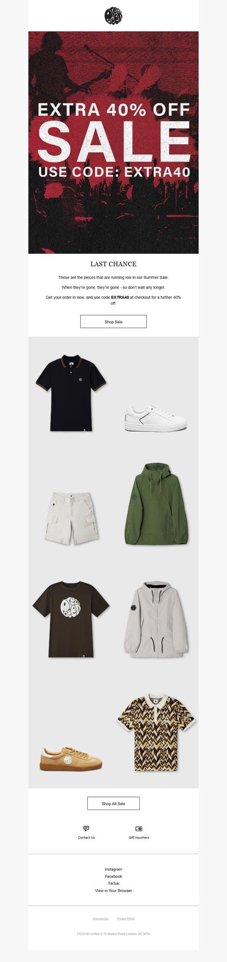 邮件模板创意 Pretty Green 400