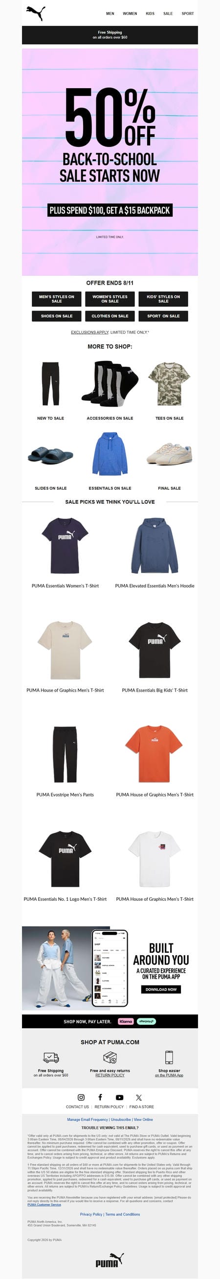 邮件模板创意 Puma 254