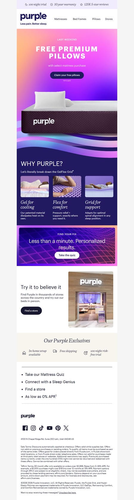 邮件模板创意 Purple 193