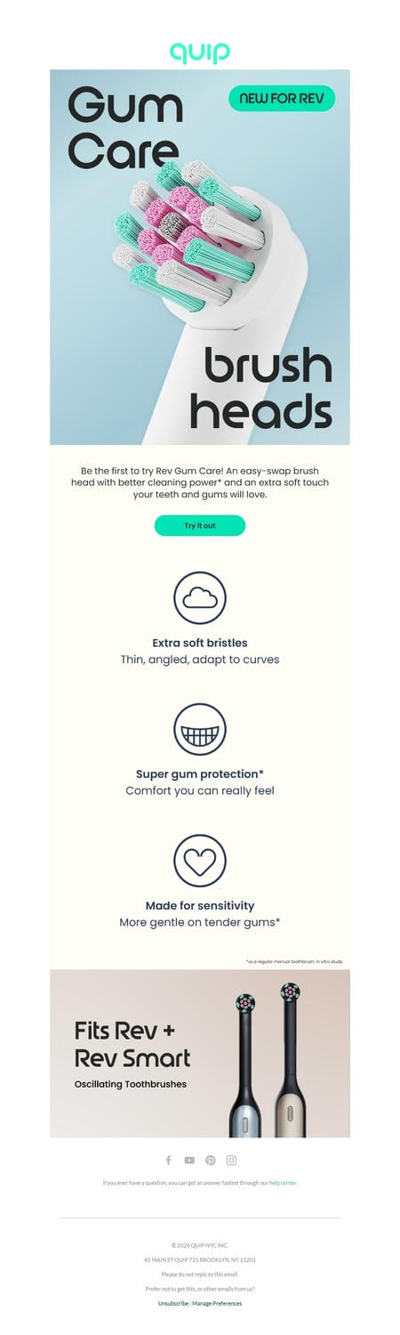 邮件模板创意 Quip 90