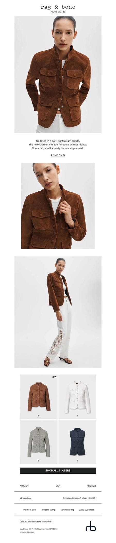 邮件模板创意 Rag Bone 165