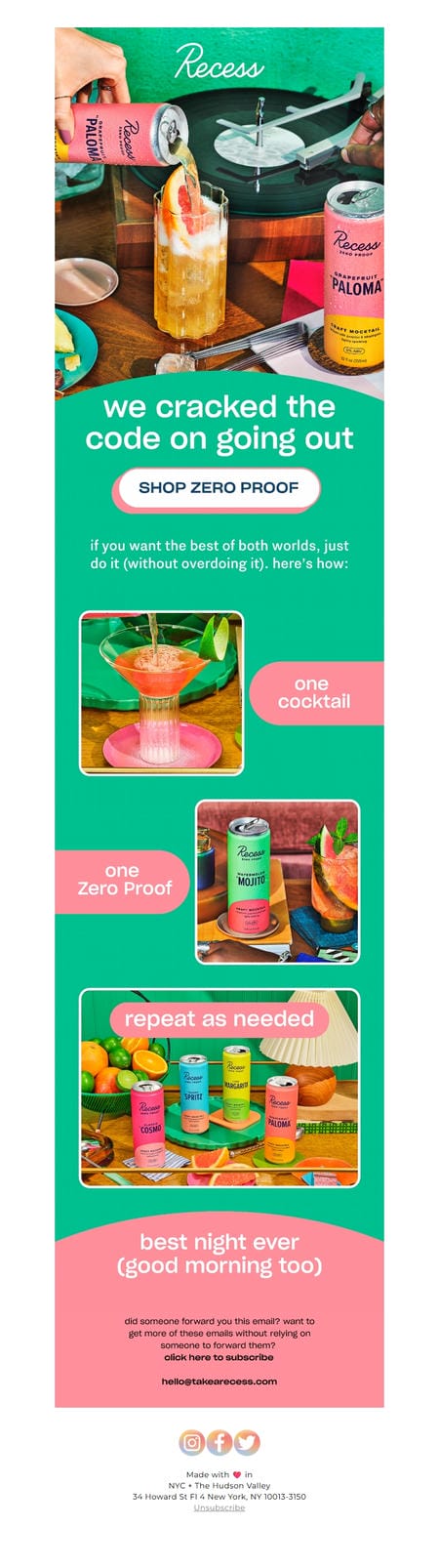 邮件模板创意 Recess 173