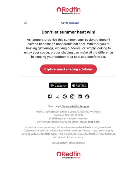 邮件模板创意 Redfin 381