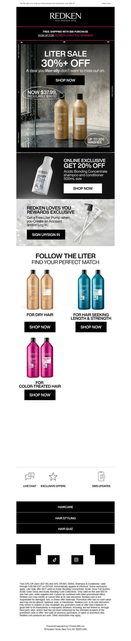 邮件模板创意 Redken 32