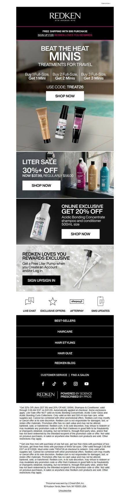 邮件模板创意 Redken 33