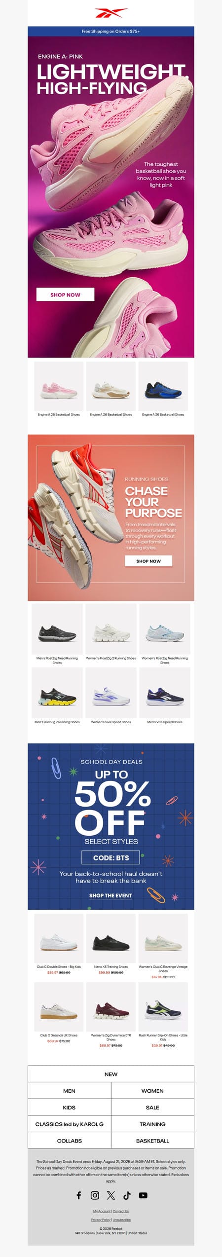 邮件模板创意 Reebok 544