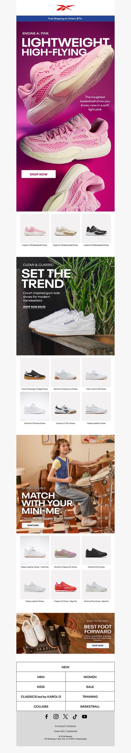 邮件模板创意 Reebok 555