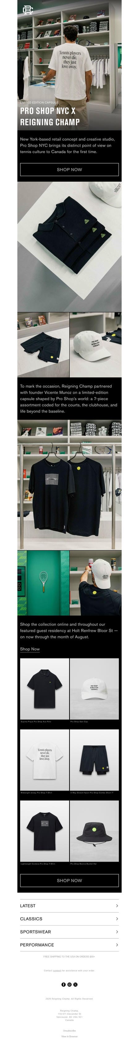 邮件模板创意 Reigning Champ 46