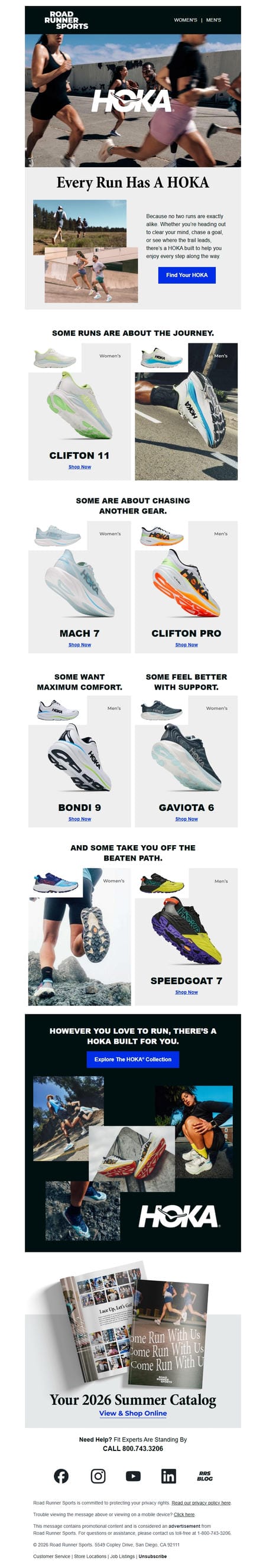 邮件模板创意 Road Runner Sports 211