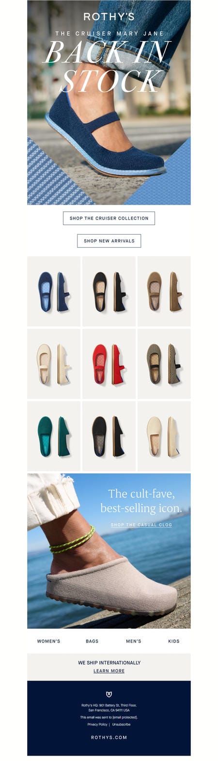 邮件模板创意 Rothys 182