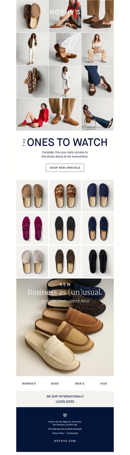 邮件模板创意 Rothys 191