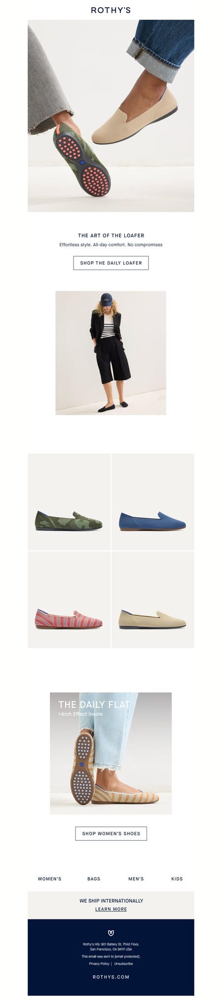 邮件模板创意 Rothys 202