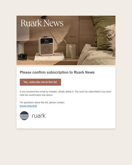 邮件模板创意 Ruark