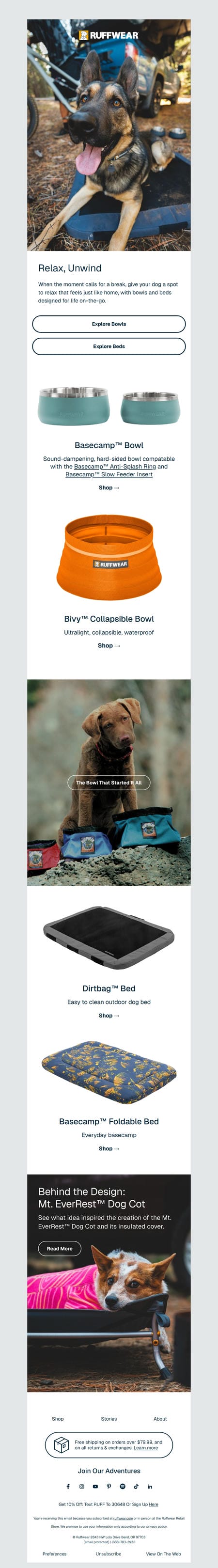 邮件模板创意 Ruffwear 16