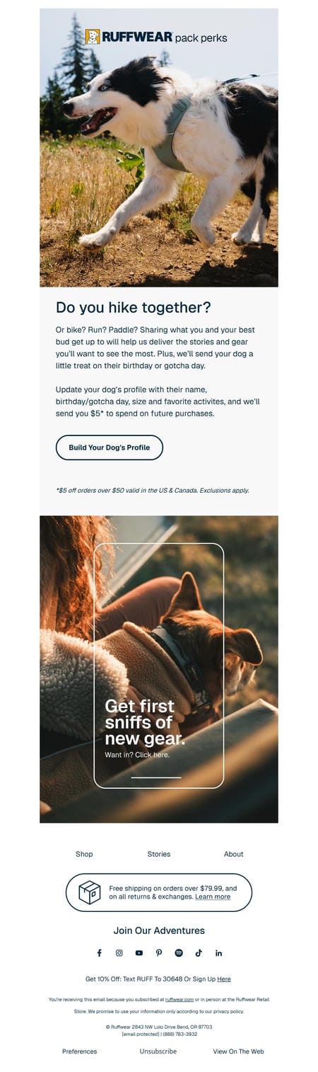 邮件模板创意 Ruffwear 17