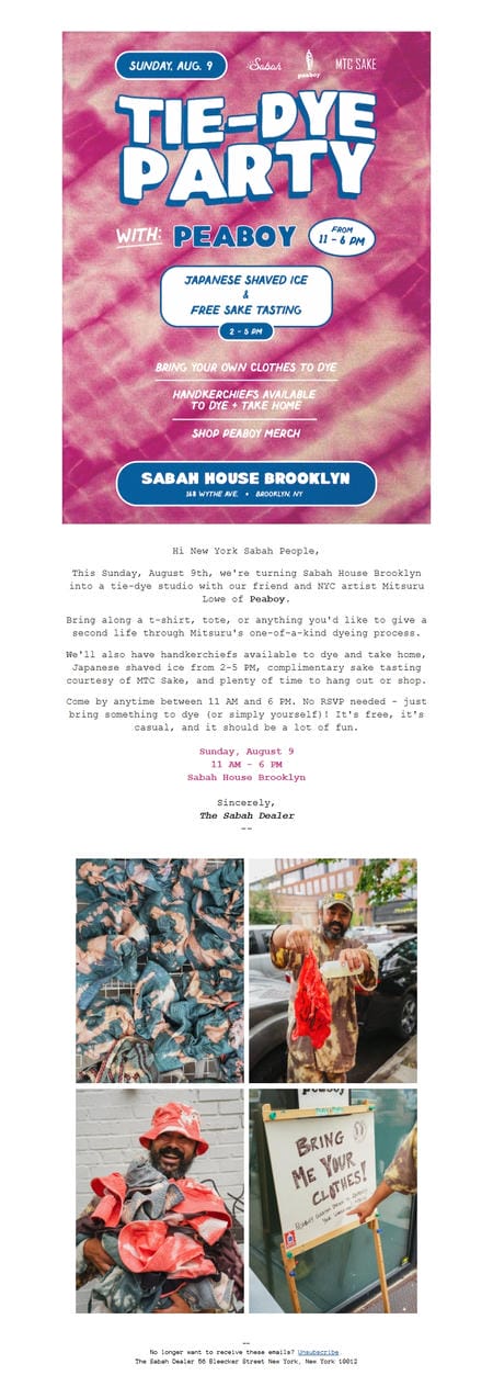 邮件模板创意 Sabah House Brooklyn 3