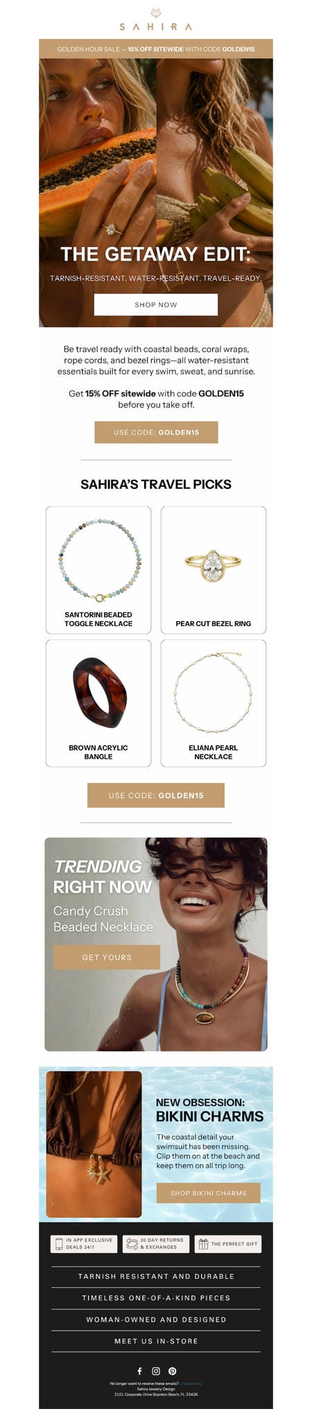 邮件模板创意 Sahira Jewelry Design 23