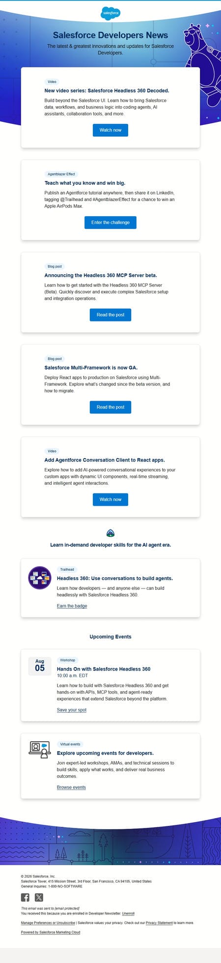 邮件模板创意 Salesforce Developers 16