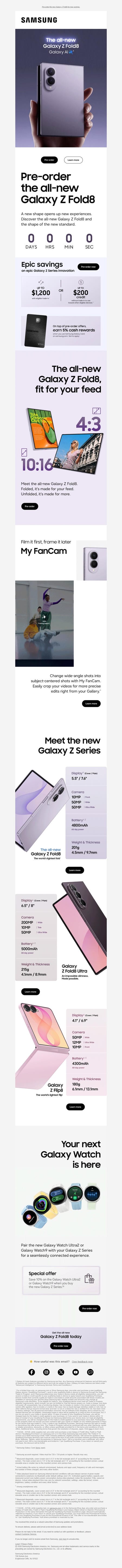 邮件模板创意 Samsung 107