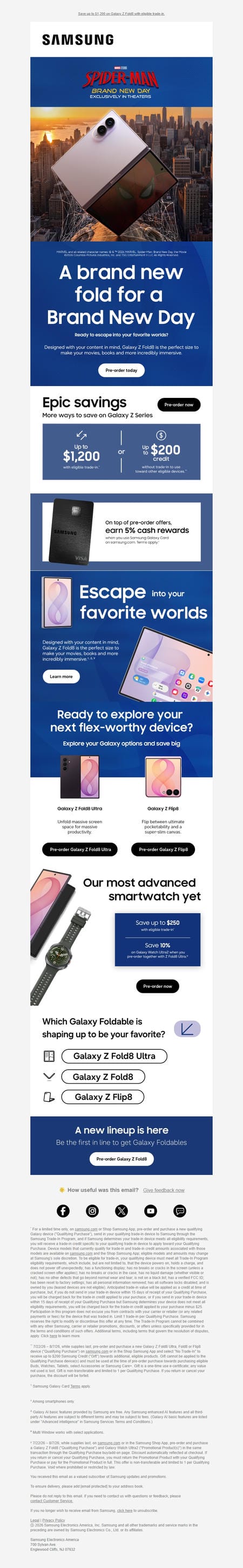 邮件模板创意 Samsung 108