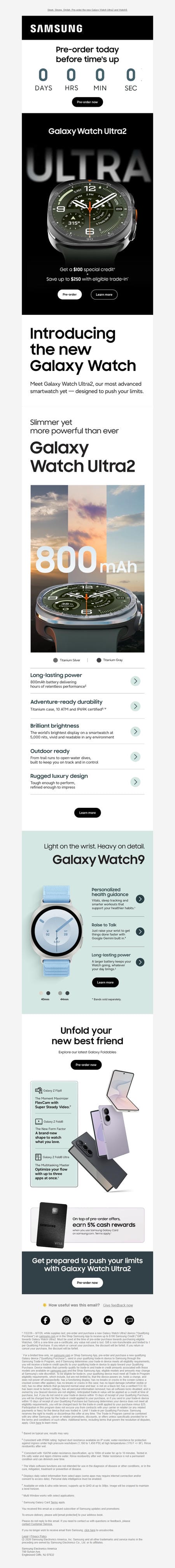 邮件模板创意 Samsung 111