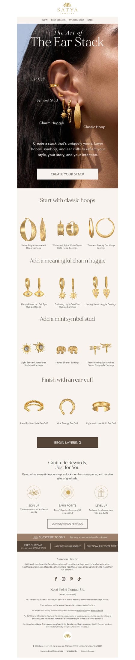 邮件模板创意 Satya Jewelry 73