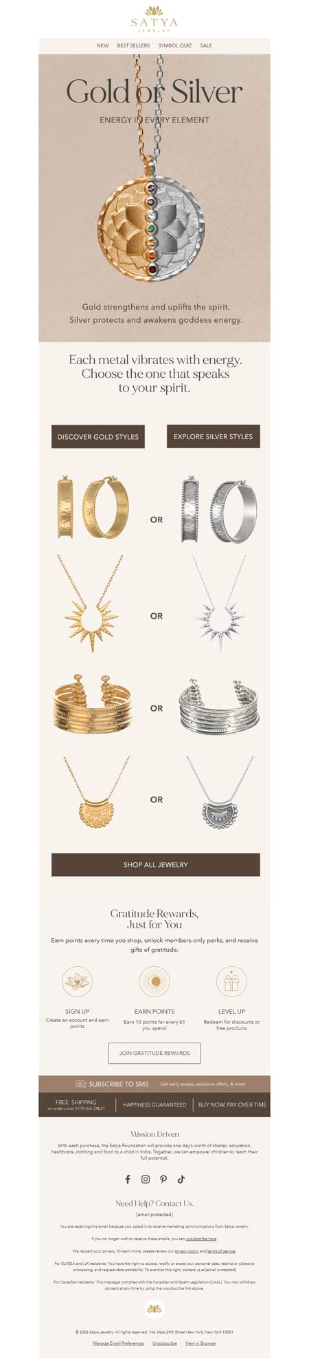 邮件模板创意 Satya Jewelry 75
