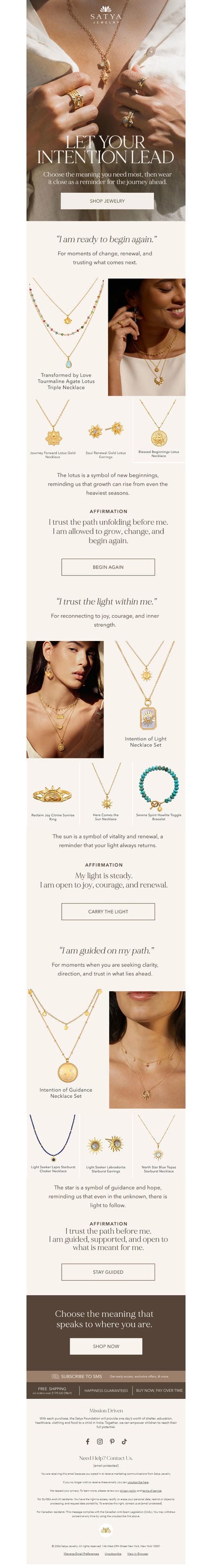 邮件模板创意 Satya Jewelry 76
