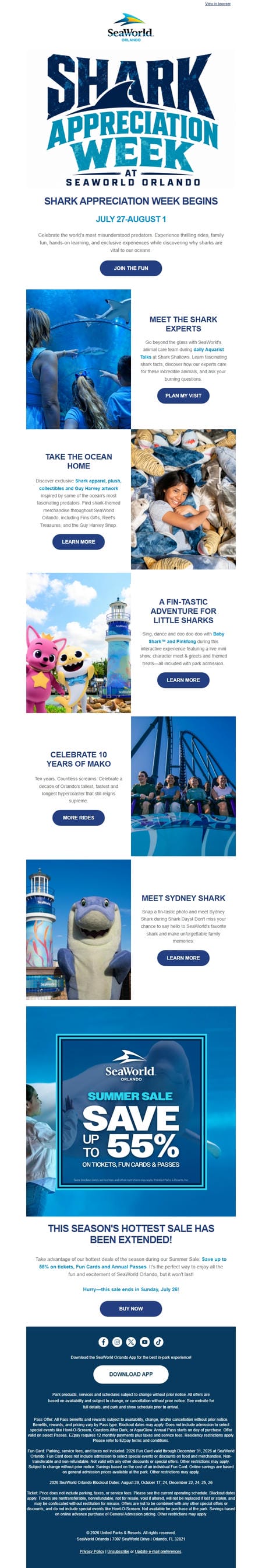 邮件模板创意 Seaworld Orlando 483