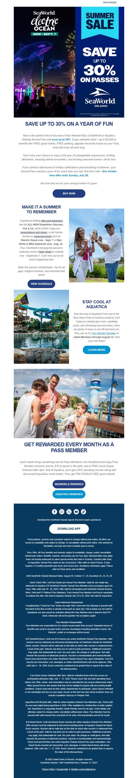 邮件模板创意 Seaworld Orlando 486