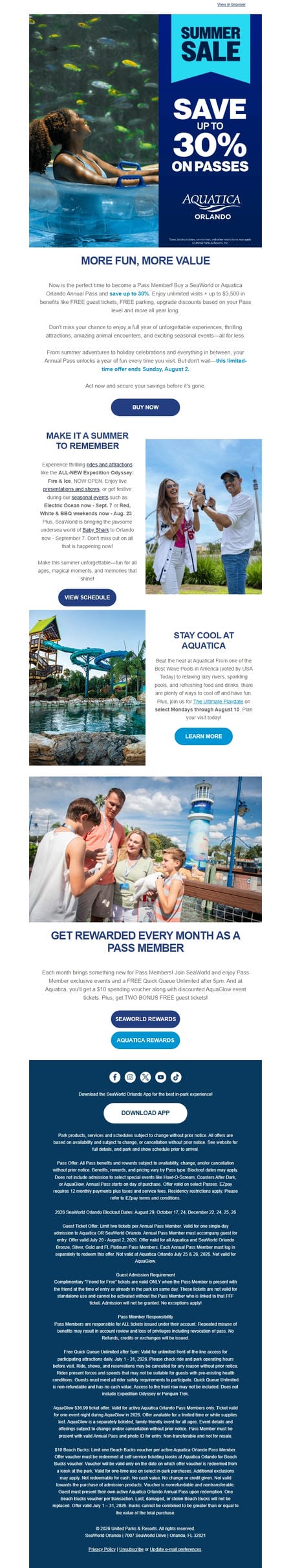 邮件模板创意 Seaworld Orlando 492