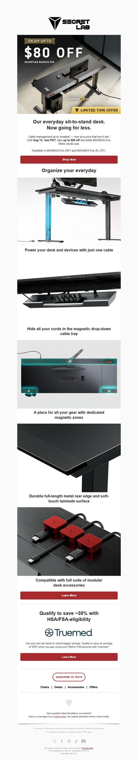 邮件模板创意 Secretlab 19