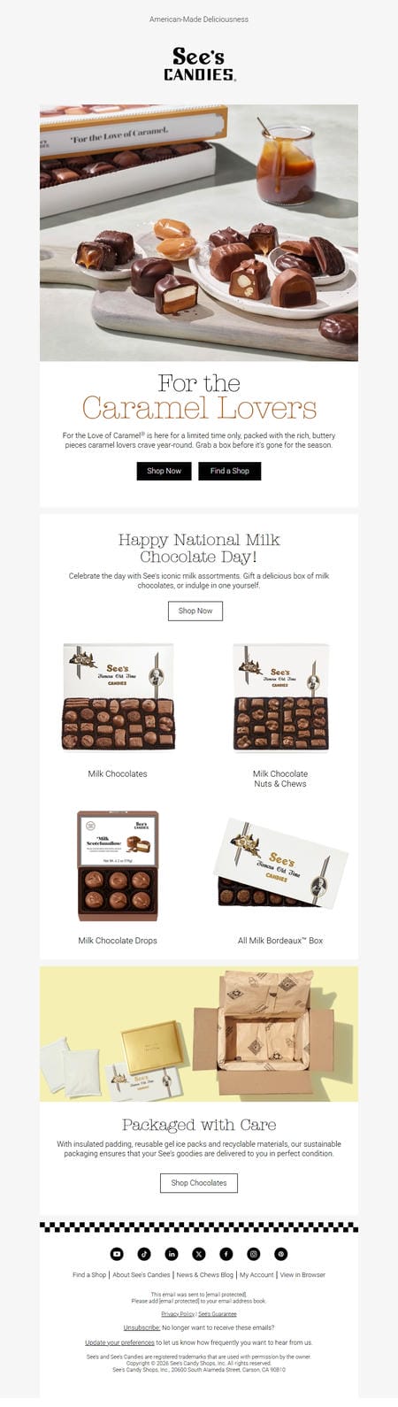 邮件模板创意 Sees Candies 418